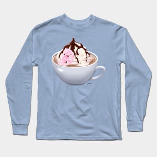 Hot Chocolate Marshmallows Long Sleeve T-Shirt